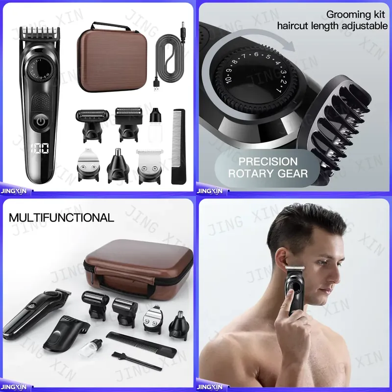 Men'S Grooming Hair Removal - Aparador de Cabelo Elétrico Profissional LM-1832