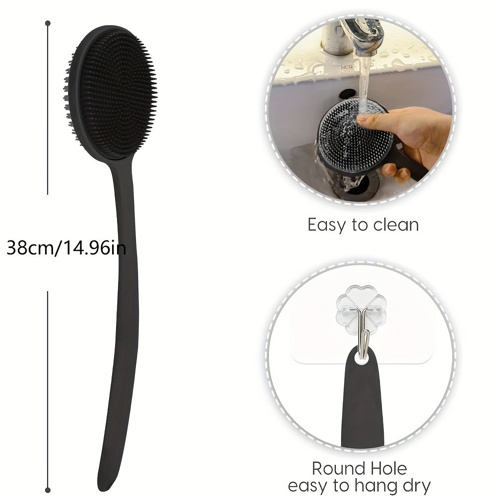 Escova de silicone para banho, - Exfoliating Scrub Mens avaliação e preço