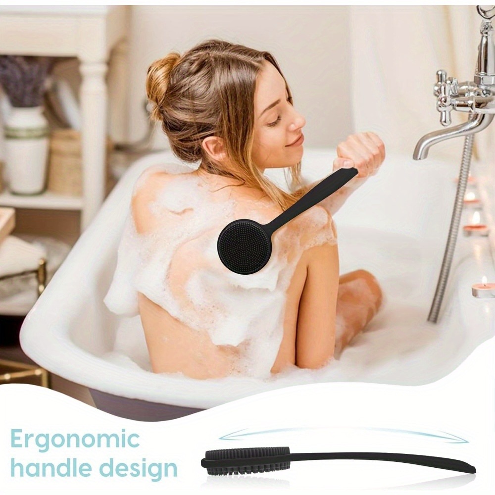 Escova de silicone para banho, - Exfoliating Scrub Mens avaliação e preço