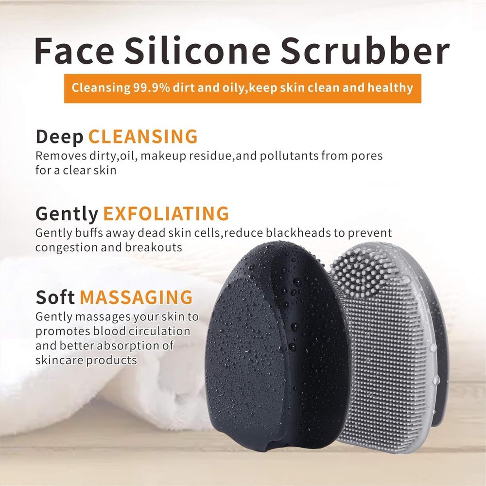 Escova de Limpeza de Silicone  - Exfoliating Scrub Mens avaliação e preço