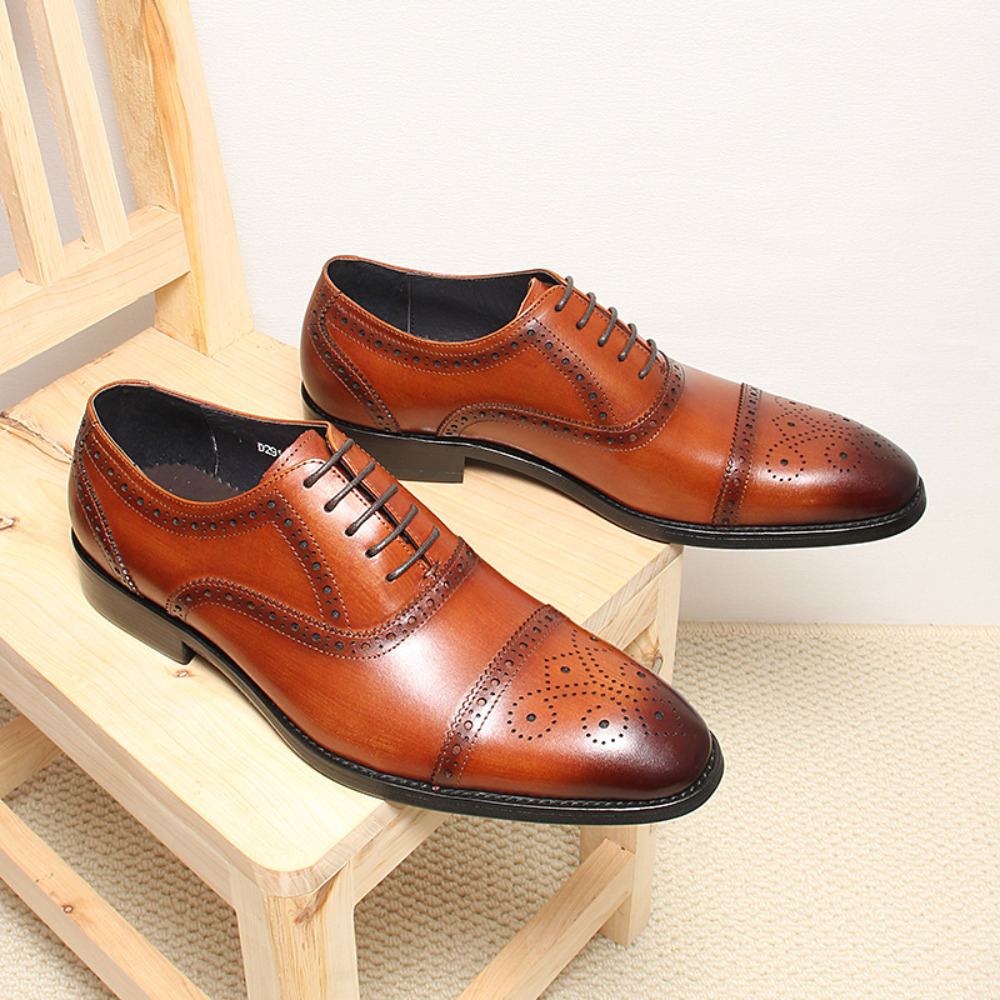 Sapatos Formais de Couro Integ - Men'S Grooming Oxford avaliação e preço