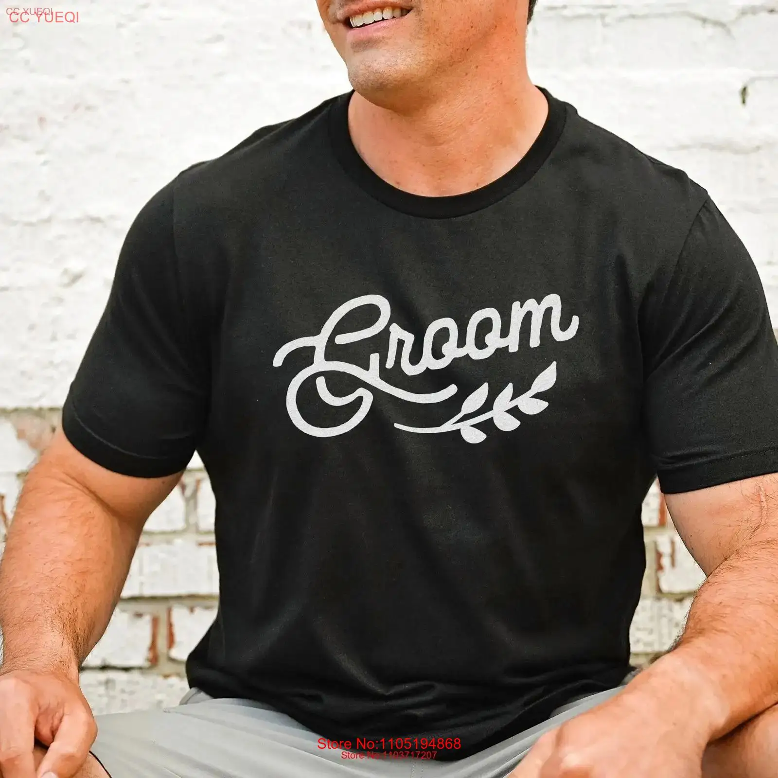 Camiseta do noivo tamanhos gra - Men'S Groom avaliação e preço