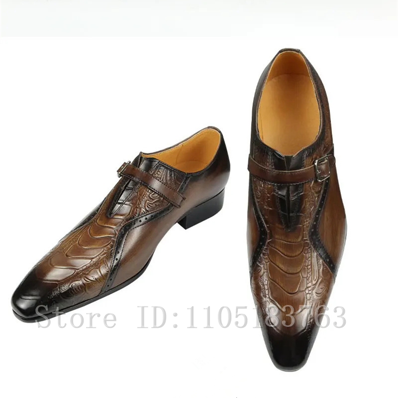 Sapatos de Couro Genuíno Mascu - Men'S Grooming Oxford avaliação e preço