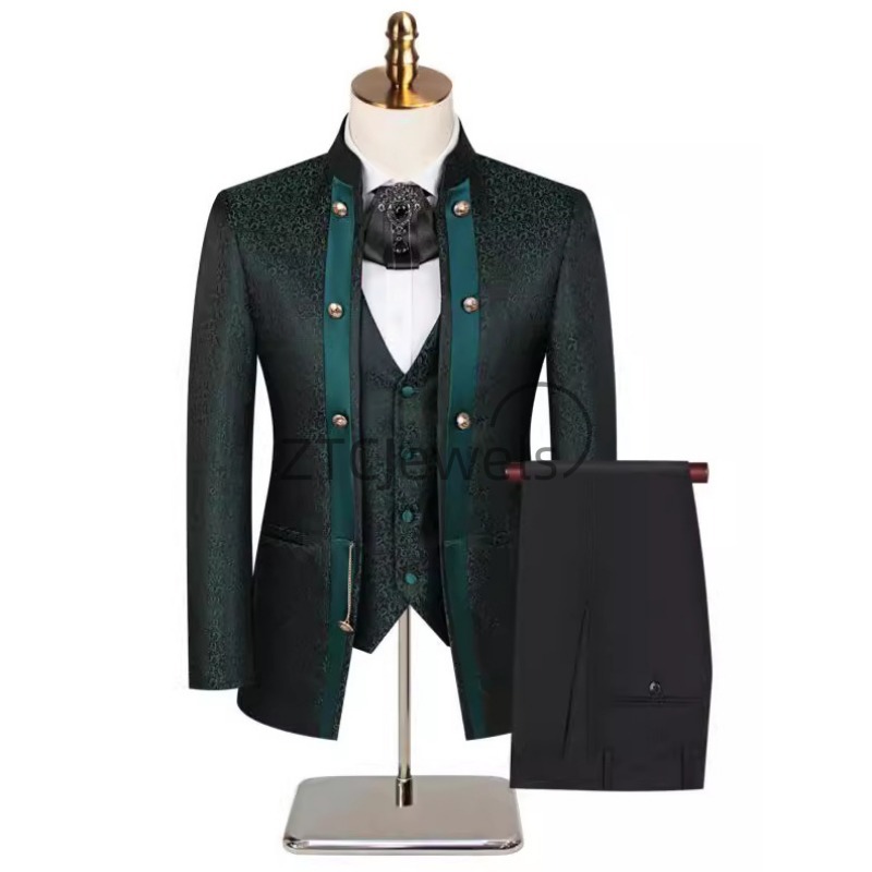 Novo Terno Masculino Estilo Ch - Men'S Groom avaliação e preço
