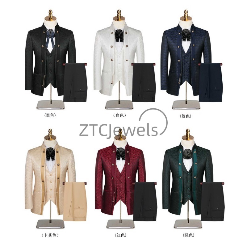 Novo Terno Masculino Estilo Ch - Men'S Groom avaliação e preço