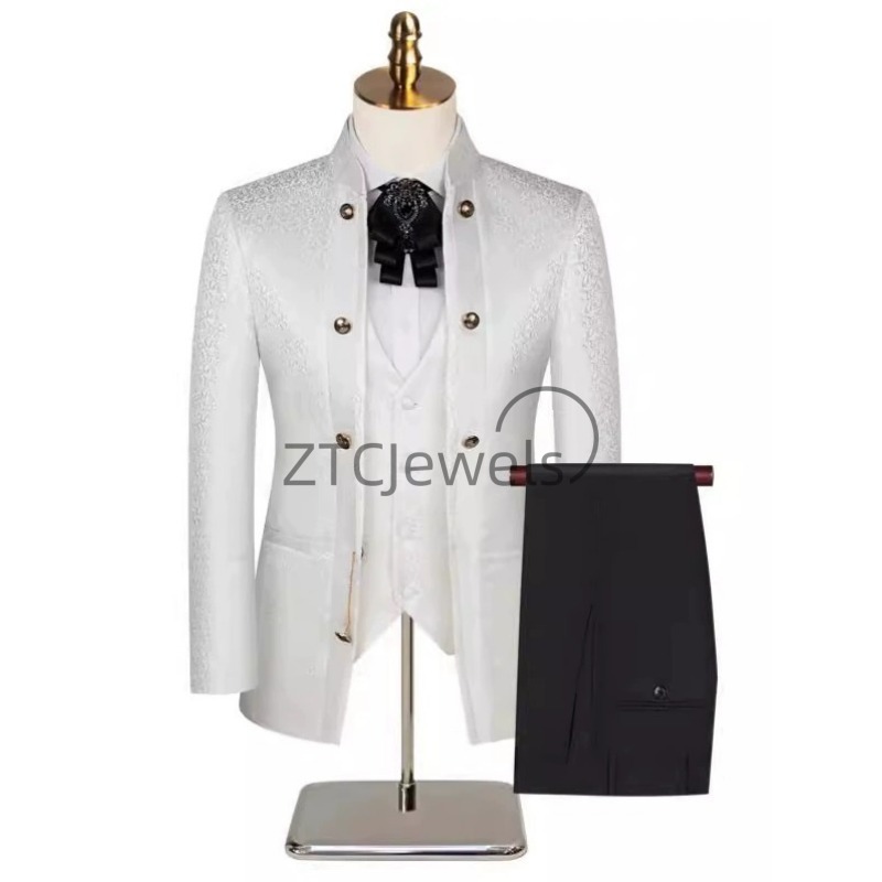 Novo Terno Masculino Estilo Ch - Men'S Groom avaliação e preço