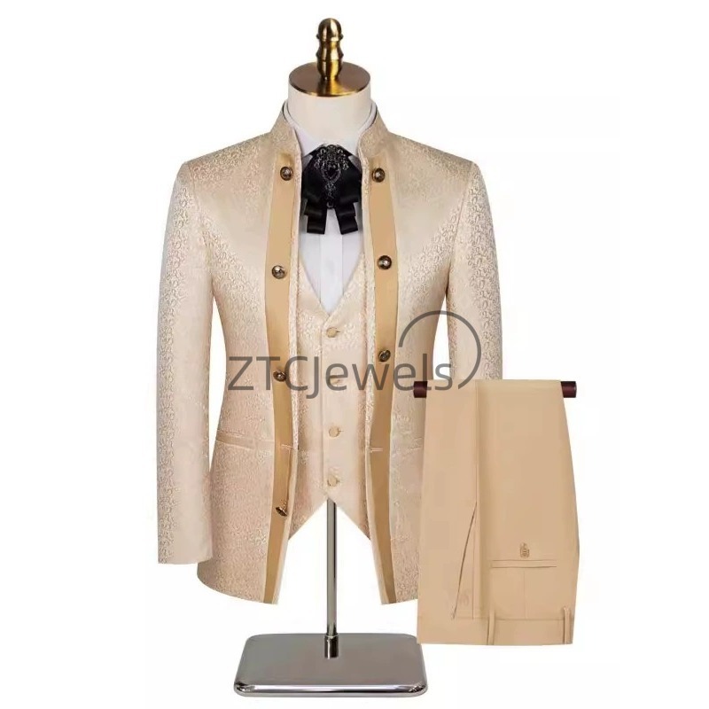 Novo Terno Masculino Estilo Ch - Men'S Groom avaliação e preço