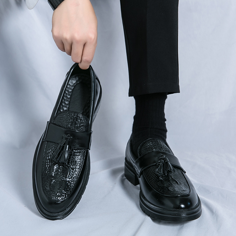 Sapatos masculinos de couro mo - Mens Grooming On Sale avaliação e preço