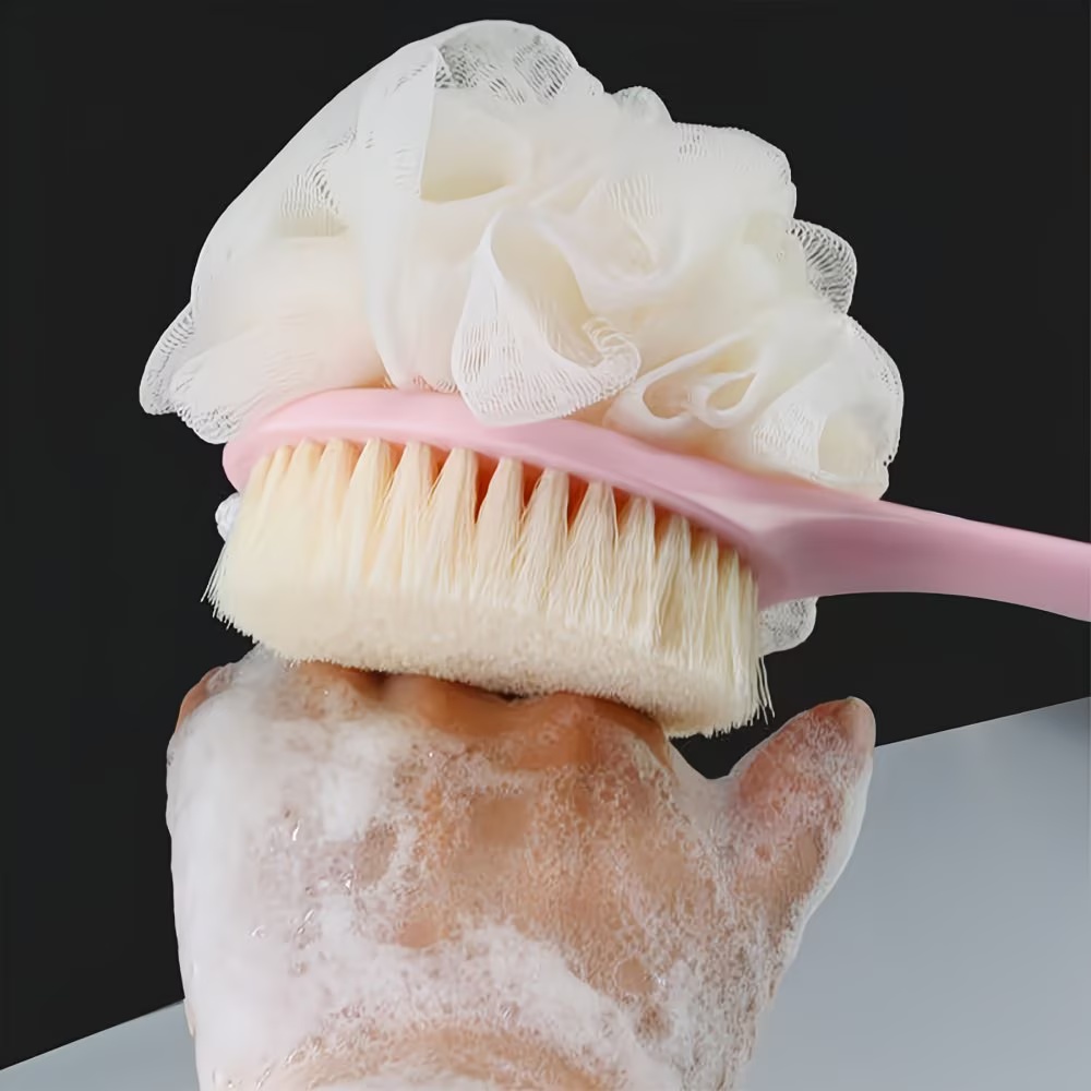 Escova de Banho 2 em 1 de Fibr - Exfoliating Scrub Mens avaliação e preço