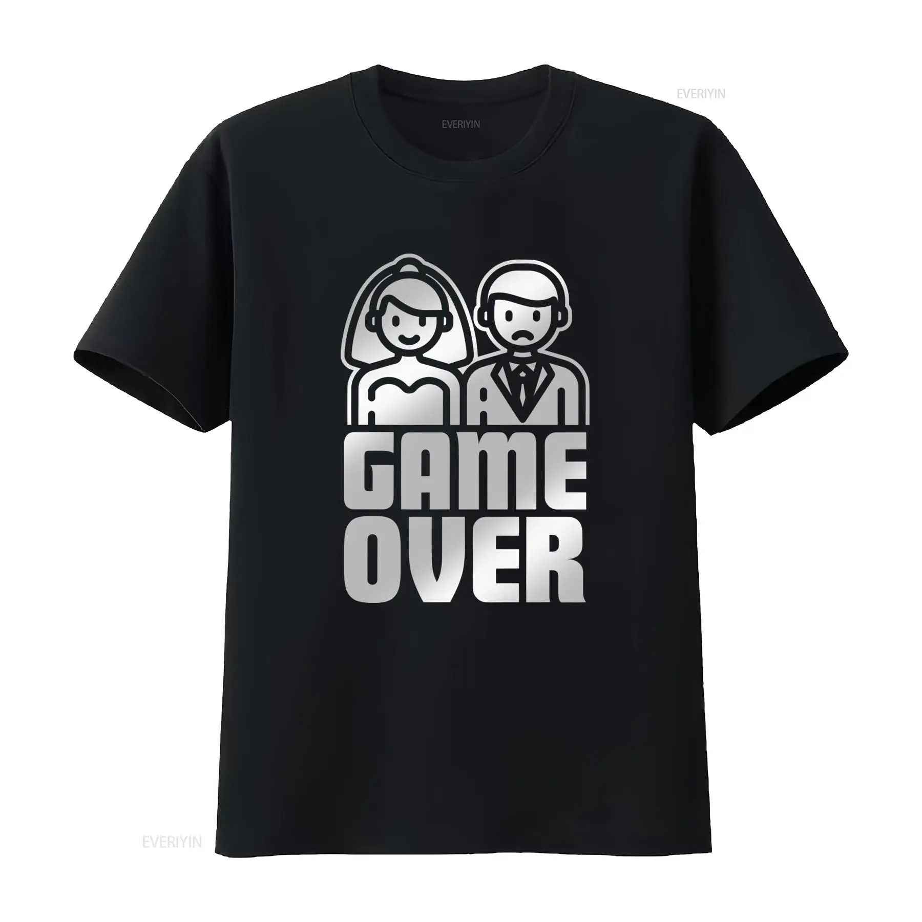 Camiseta GAME OVER para Festa  - Men'S Groom avaliação e preço